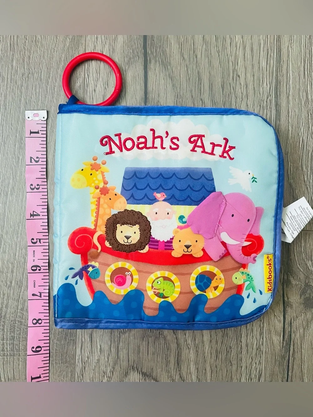 Kidsbooks Noah's Ark Baby Soft Sensory Play Book Animals Bible Activity Book
